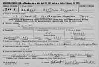 Albert Bertram BROUILETTE - World War II Draft Registration Card