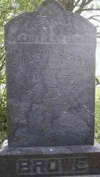 Joseph Henry BROWE - Grave