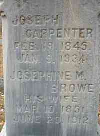 Joseph CARPENTER - Grave