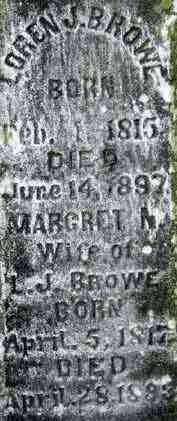 Margaret (Marguerite) LANOUE (LANOUX) - Saint Marys Cemetery - Richmond, Chittenden, Vermont