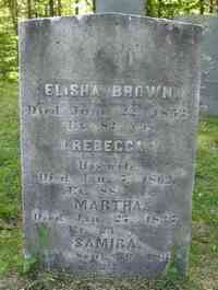 Elisha BROWN - Grave