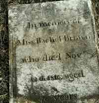 Rachel BROWN - Grave