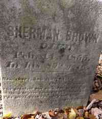 Sherman BROWN - Grave
