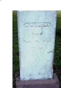 Samuel Woodbridge BROWN - Grave