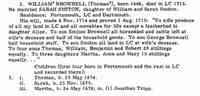 William BROWNELL - Title Little Compton families, Volume 1 Little Compton Families, Benjamin Franklin Wilbour, ISBN 0806347031, 9780806347035 Author Benjamin Franklin