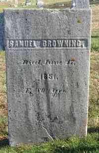 Samuel BROWNING - Grave