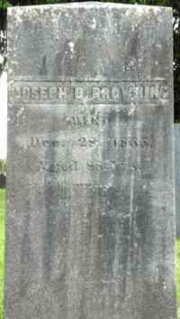 Joseph Davis BROWNING - Grave