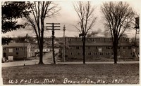 Brownville, Maine, USA - USF&S Co. Mill, Brownville, Me., 1951