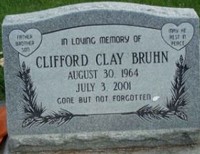 Clifford Clay BRUHN - Grave