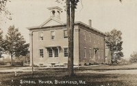 Buckfield, Maine, USA - School House
