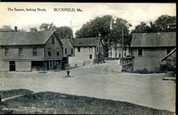 Buckfield, Maine, USA - The Square, looking North