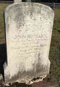 John BUCKLEY - Grave