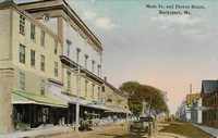 Bucksport, Maine, USA - Main St. and Patten House