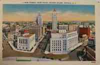 Buffalo, New York, USA - New Federal Court House, Niagara Square, Buffalo, N.Y.