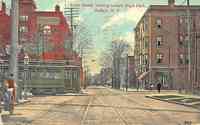 Buffalo, New York, USA - Allen Street, looking toward Days Park