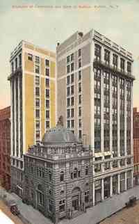 Buffalo, New York, USA - Chamber of Commerce and Bank of Buffalo, 1910