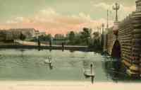 Buffalo, New York, USA - Elmwood Avenue Bridge and Albright Art Gallery