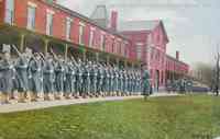 Buffalo, New York, USA - Morning Roll Call at Fort Porter, 1911