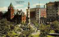 Buffalo, New York, USA - Lafayette Square, 1910