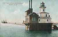 Buffalo, New York, USA - Outer Light House and Breakwall