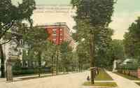 Buffalo, New York, USA - North Street Looking West From Delaware Ave., Lenox Hotel, Buffalo, N.Y., 1907