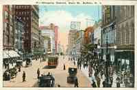 Buffalo, New York, USA - Shopping District, Main St.