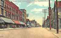 Buffalo, New York, USA - William Street, showing Siegrist & Fraley Department Store