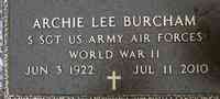 Archie Lee BURCHAM - Grave