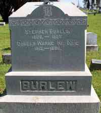 Stephen BURLEW - Grave