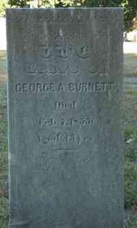 George A. BURNETT - Grave