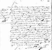 Antoine BURQUE dit LALIBERTÉ - 1796 marriage