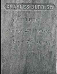 Charles BURR - Grave