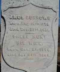 Amos BURROWS - Grave