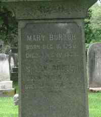 Sally BURTCH - Grave