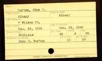 John I., Jr. BURTON - Cemetery record