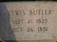 Lewis BUTLER - Grave