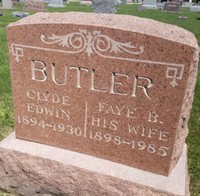 Clyde Edwin BUTLER - Grave