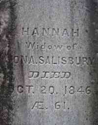 Hannah BUTTERFIELD - Grave