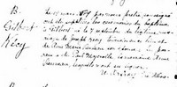 Gilbert CAISSE (KÉCY) - Baptism