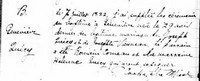 Geneviève CAISSE (QUÉCY) - Baptism