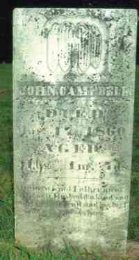 John CAMPBELL - Grave
