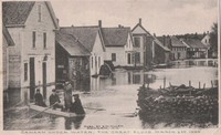 Canaan, New Hampshire, USA - Canaan, New Hampshire, USA - Canaan Under Water, The Great Flood, March 1st, 1896.