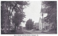 Canaan, Vermont, USA - Main Street Looking North, Canaan, Vt.