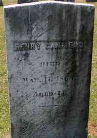 Henry CANFIELD - Grave