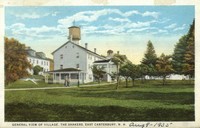 Canterbury, New Hampshire, USA - General View of Village. The Shakers. East Canterbury, N.H., 1935