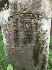 John CARD - Grave
