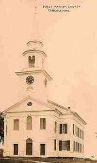 Carlisle, Massachusetts, USA - Carlisle, Massachusetts, USA - First Parish Church, Carlisle, Mass.