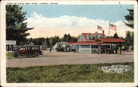 Carmel, Maine, USA - Carmel, Maine, USA - View of Auto Rest Park