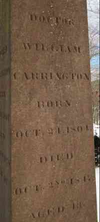 William CARRINGTON - Grave
