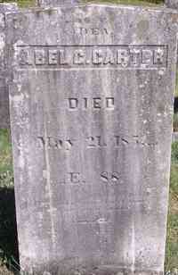 Abel Curtiss CARTER - Grave